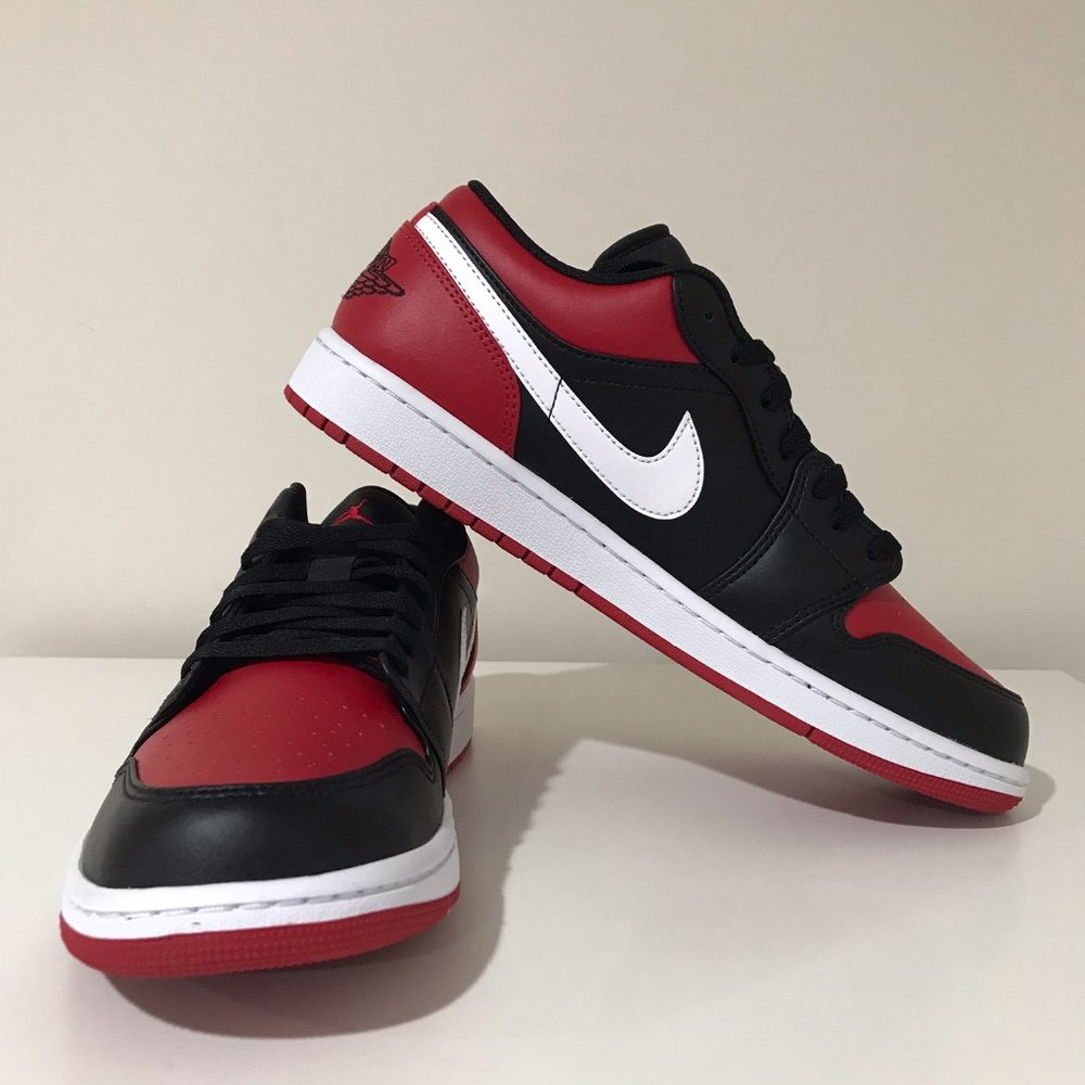 Nike Air Jordan 1 Low Alternate Bred Toe 553558-066 Size 10.5 Mens - Picture 13 of 16